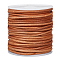 20M Round Cowhide Leather Cord, Jewelry Cord, Jewelry Making Material, Peru, 3mm, about 21.87 Yards(20m)/Roll