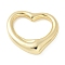 Brass Pendants, Heart, Rack Plating, Long-Lasting Plated, Lead Free & Cadmium Free, Real 18K Gold Plated, 25x28x7.5mm, Hole: 14.5x21mm