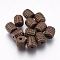 CCB Plastic Beads, Column, Antique Bronze, 10.5x10mm, Hole: 2.5mm