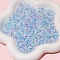 Glass Imitation Cat Eye Seed Beads, Round, Cornflower Blue, 4x3~3.5mm, Hole: 1.2mm, about 150pcs/set