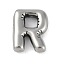 Anti-Tarnish 304 Stainless Steel Pendants, Letter R, 18.5x14.5x5mm, Hole: 2mm