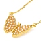 Brass & Plastic Imitation Pearl Buttefly Pendant Necklaces, Cable Chain Neckalces for Women, Lead Free & Cadmium Free, Golden, 17.44 inch(44.3cm)