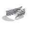 Wing Alloy Cuff Rings, Antique Silver, Inner Diameter: Adjustable
