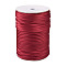 Polyester Fiber Ribbons, Dark Red, 3/8 inch(11mm), 100m/roll