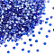 Hotfix Rhinestone, Glass Rhinestone Flat Back Cabochons, Half Round, Cobalt, SS10, 2.7~2.8x1mm, about 2880pcs/set