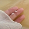 Alloy Earrings for Women, with 925 Sterling Silver Pin, 14.5mm