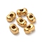 304 Stainless Steel Beads, Ion Coffee Bean, Ion Plating(IP), Real 18K Gold Plated, 5x3x2.5mm, Hole: 1.4mm