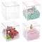 BENECREAT 20PCS Clear Wedding Favour Boxes 4.5x4.5x4.5