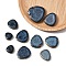 Mosaic Tiles Porcelain Cabochons, for Home Decoration or DIY Crafts, Teardrop, Royal Blue, 20~43x20~43x5mm, about 14pcs/100g, 100g/set