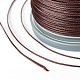 Cordón de poliéster encerado YC-E002-0.8mm-B836-3