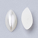 Cabujones de perlas de imitación de plástico ABS SACR-R756-8x4mm-Z24-2