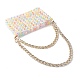 Perline acriliche trasparenti in sacchetti di perline intrecciate AJEW-BA00091-7