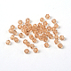 Perles bicone à facettes en verre d'imitation cristal cristallisé X-G22QS172-3