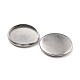 316 Surgical Stainless Steel Cabochon Tray Settings STAS-I187-06D-P-3