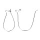 304 Stainless Steel Hoop Earring Findings STAS-S117-008F-01-3