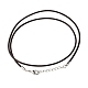 Кожаный шнур ожерелье материалы X-NJEW-A280-2.0mm-02-1