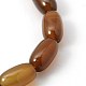 Natural Agate Beads Strands G-G304-6x10mm-12-1