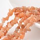 Nuggets Natural Red Aventurinee Bead Strands G-M344-06-1