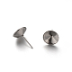 Accessoires des clous d'oreilles en 304 acier inoxydable STAS-D079-B-1