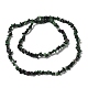 Natural Ruby in Zoisite Beads Strands G-M205-90-2