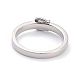Messing Emaille Finger Ringe RJEW-O042-04P-A-3