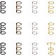 PandaHall Elite 12pcs 4 Colors 3-Rings Book Rings Metal Loose Leaf Binder Rings Binding Spines Combs DIY Photo Album Rings Book Calendar Travel Diary Notebook Round Circle (25mm) TOOL-PH0016-89-2