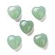 Натуральный зеленый авантюрин сердце любовь камень G-F708-02-1