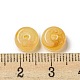 不透明なアクリルビーズ  ロンデル  ゴールド  8x5mm  穴：1.6mm OACR-H037-03D-3