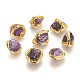 Raw Rough Natural Amethyst Beads G-P439-F02-1