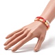 Handmade Polymer Clay Beads Stretch Bracelets Sets BJEW-JB06424-03-3