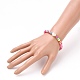 Polymer Clay Heishi Beads Stretch Bracelets BJEW-JB05707-06-3