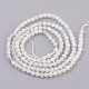Chapelets de perles en pierre de lune naturelle G-F568-091-2