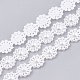 Filo di ghirlanda con bordi in rilievo di perle imitazione plastica AJEW-S071-05B-1