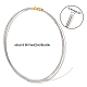 Rhodium Plated Sterling Silver Wire FIND-WH0127-32A-3