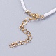 Lampwork Pendant Beaded Necklaces NJEW-K108-13-02-4