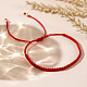 Bracelets tressés en fils de coton réglables&nbsp;CO9449-3