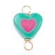 Charms connettore in resina opaca PALLOY-JF02247-01-2