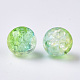 Perles en acrylique transparentes craquelées X-CACR-N002-06-2