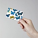 Autocollants de carte imperméables en plastique pvc DIY-WH0432-045-5