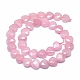 Natürlichen Rosenquarz Perlen Stränge G-F715-025-2