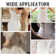 Satin-Hochzeitskleid zurück Bindeseil SRIB-WH0011-039A-7