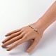 Trendy natürlichen Edelstein Perlen Armbänder BJEW-JB01845-01-3
