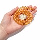 Chapelets de perles de citrine naturelle G-E326-10mm-01-5
