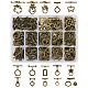 チベット風合金マンテル  混合図形  アンティークブロンズ  14x10.8x3cm  120セット/箱 TIBE-PH0005-11AB-1