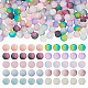 200шт 10 цвета треск стеклянные бусины нити GLAA-TA0003-31B-2