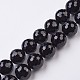Dyed Natural Black Onyx Bead Strands G-E302-078C-20mm-1