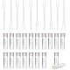 PandaHall 50 Pack 1ml Plastic Graduated Tube Mini Clear Essential Oils Sample Bottles with 10pcs Plastic Droppers for Essential Oils CON-PH0001-74-1