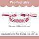ANATTASOUL 12Pcs 12 Colors Polyester Braided Cord Bracelets Set BJEW-AN0001-56-7