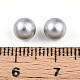 Абс пластиковые жемчужные бисера OACR-WH0088-03B-3