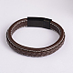Braided Leather Cord Bracelets BJEW-L497-15A-2
